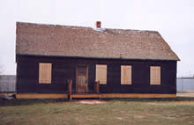 The House, shortly after it was moved in from Rhineland in 1992